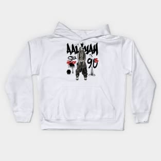 Aaliyah hiphop fashion 90s Kids Hoodie